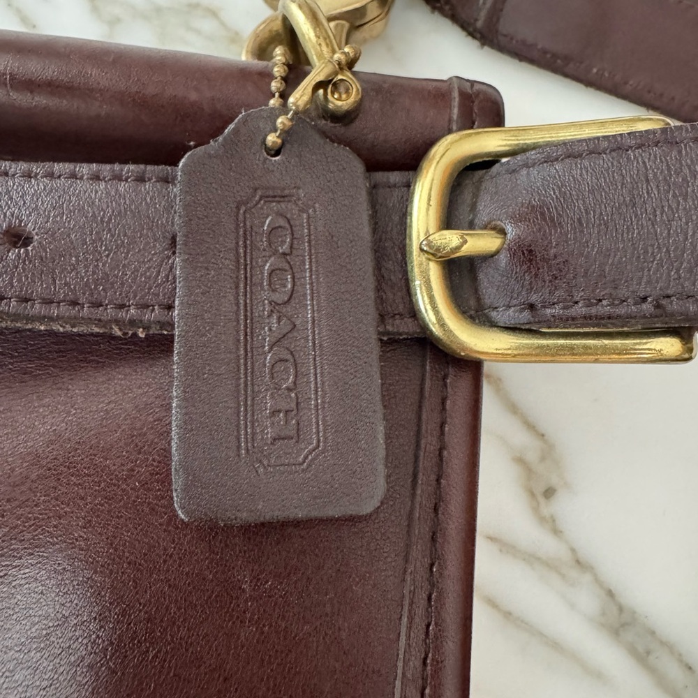 90’s Coach Beekman Briefcase - Dark Brown Leather - Picture 3 of 11